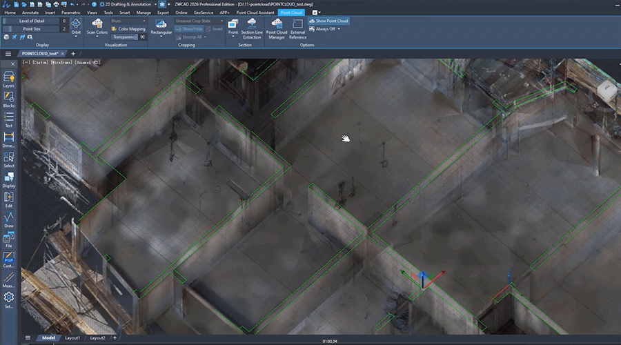 ZWCAD-avecPointcloud-Assistant-4