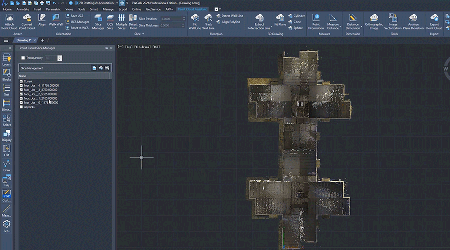 ZWCAD-avecPointcloud-Assistant