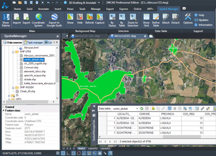 Spatial-Manager-ZWCAD-export-géoréférencé-2