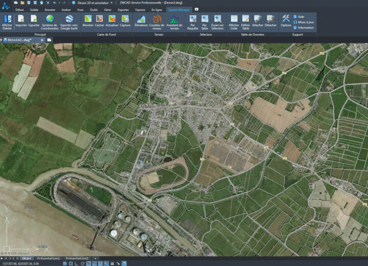 Spatial-Manager-interface-ZWCAD